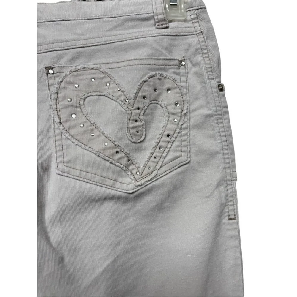 Justice corduroy jeans size 16